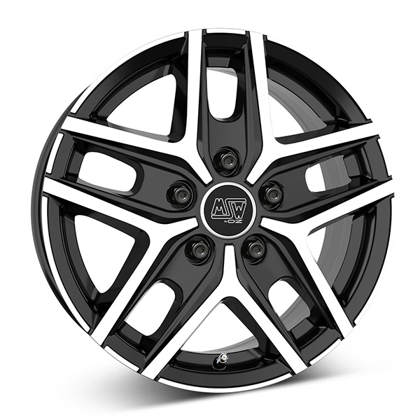 MSW 40 VAN G.BLK/POL | 6,5X16 5-114,3 E44 C66,1 60 6.5x16 5/114.3 ET44 CB66.1