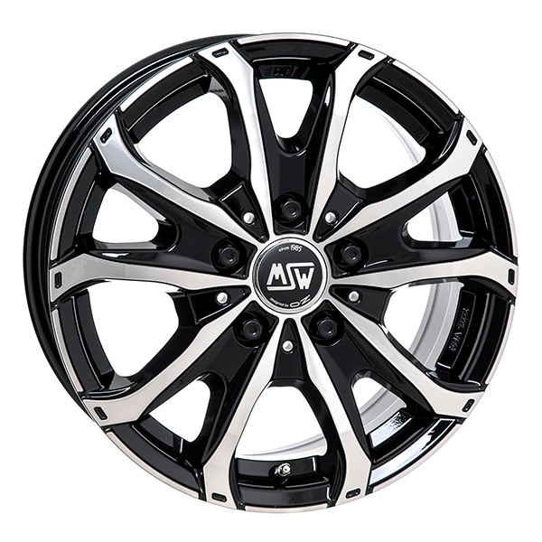 MSW 48 VAN BLK/POL | 6,5X15 5-118 E65 C71,1 60 6.5x15 5/118 ET65 CB71.1