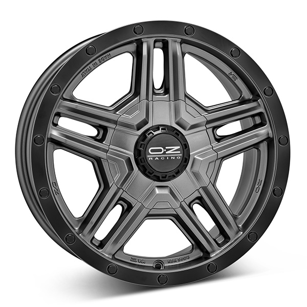 OZ RALLY ADVENTURE M.GRA/BLK LIP 8x17 6/114.3 ET37 CB66.1