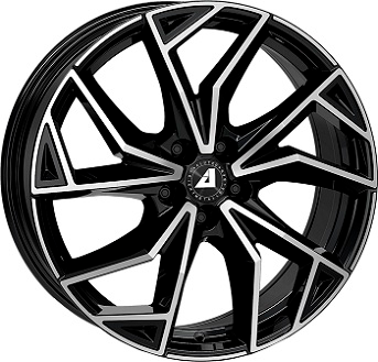 ALUTEC ADX.02 DIAM BLACK POL 8x19 5/112 ET48 CB70.1