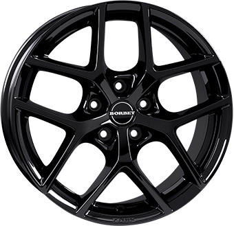 BORBET Y BLACK GLOSS 8.5x20 5/112 ET28 CB66.5