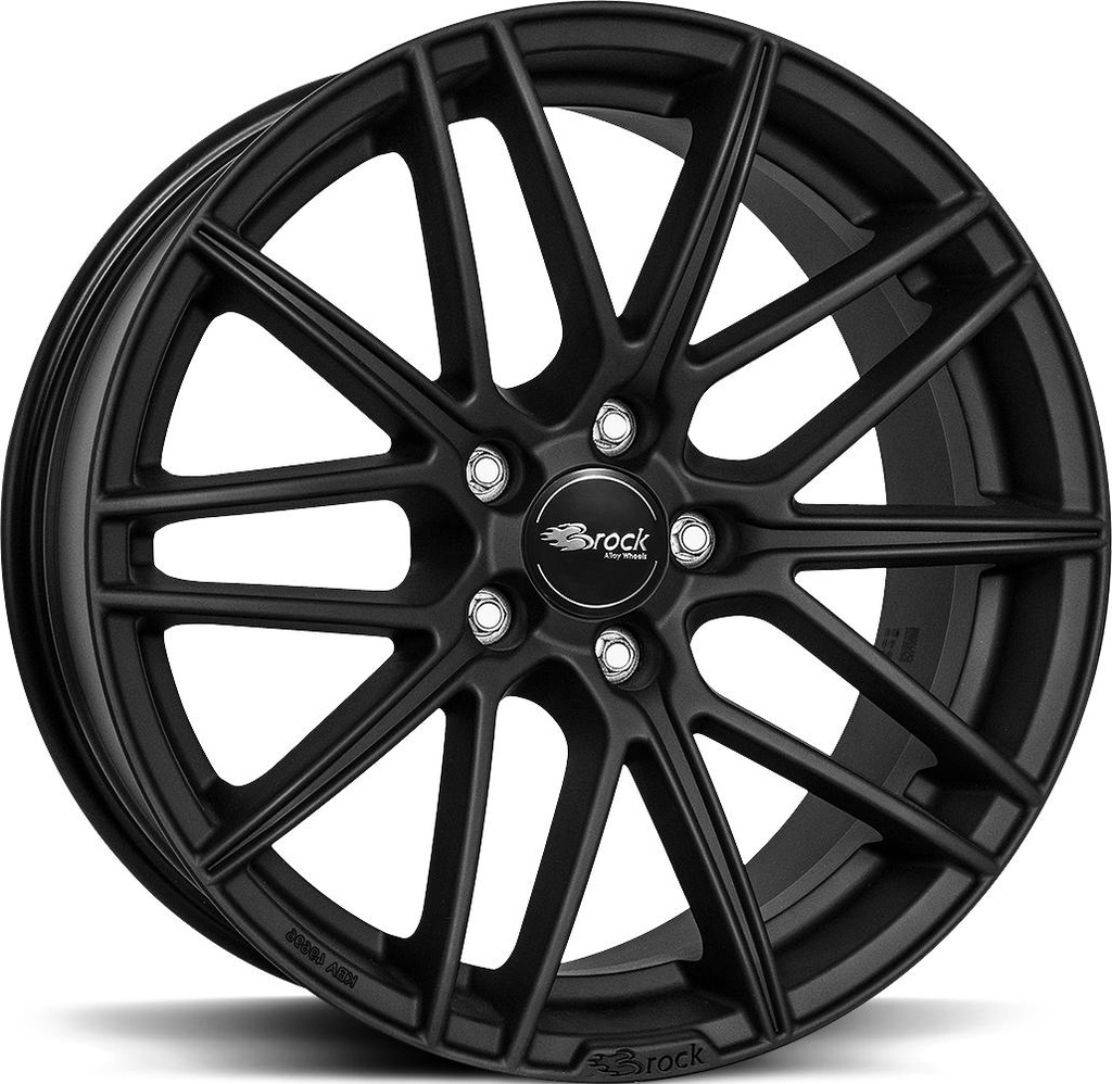 BROCK B34 BLACK MATT 8x18 5/105 ET38 CB56.6