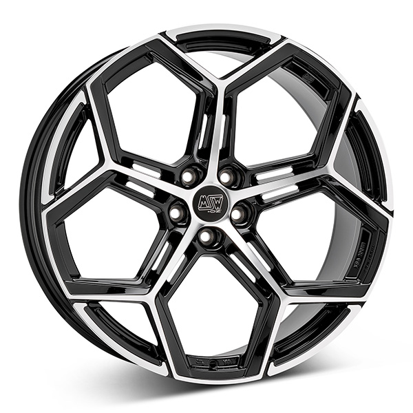 MSW 53 G.BLK/POL | 10,5X21 5-112 E19 C66,60 60 10.5x21 5/112 ET19 CB66.6