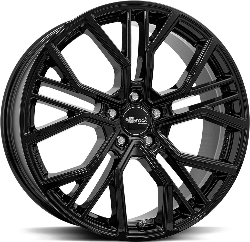 BROCK B41 SHINY BLACK 9.5x21 5/112 ET31 CB66.6