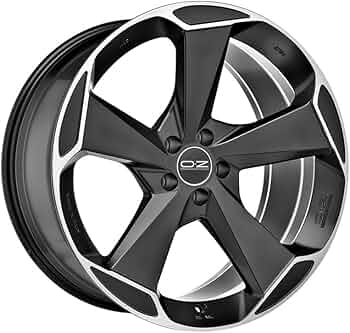 OZ ASPEN MATT BLACK DIAMOND CUT 10.5x20 5/112 ET43 CB79.1