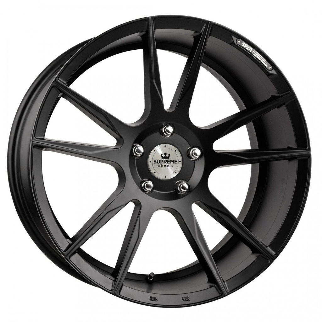 SUPREME SP.01 SPARKLING BLACK 8.5x20 5/120 ET35 CB72.6