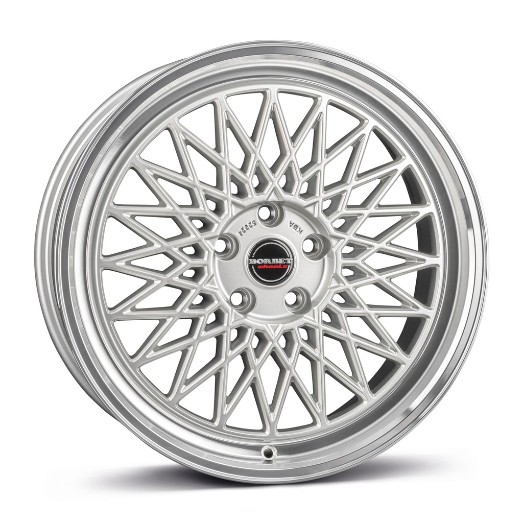 BORBET B SILV RIM POL 8x17 5/112 ET45 CB66.5