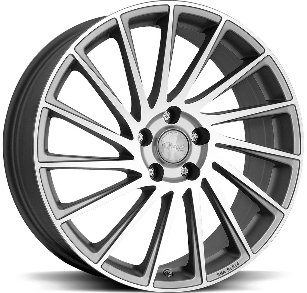 BROCK B39 FERRIC GREY POL 7x17 5/112 ET49 CB57.1