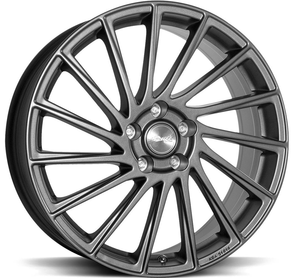 BROCK B39 HIMALAYA GREY MATT 7.5x18 5/112 ET51 CB66.7