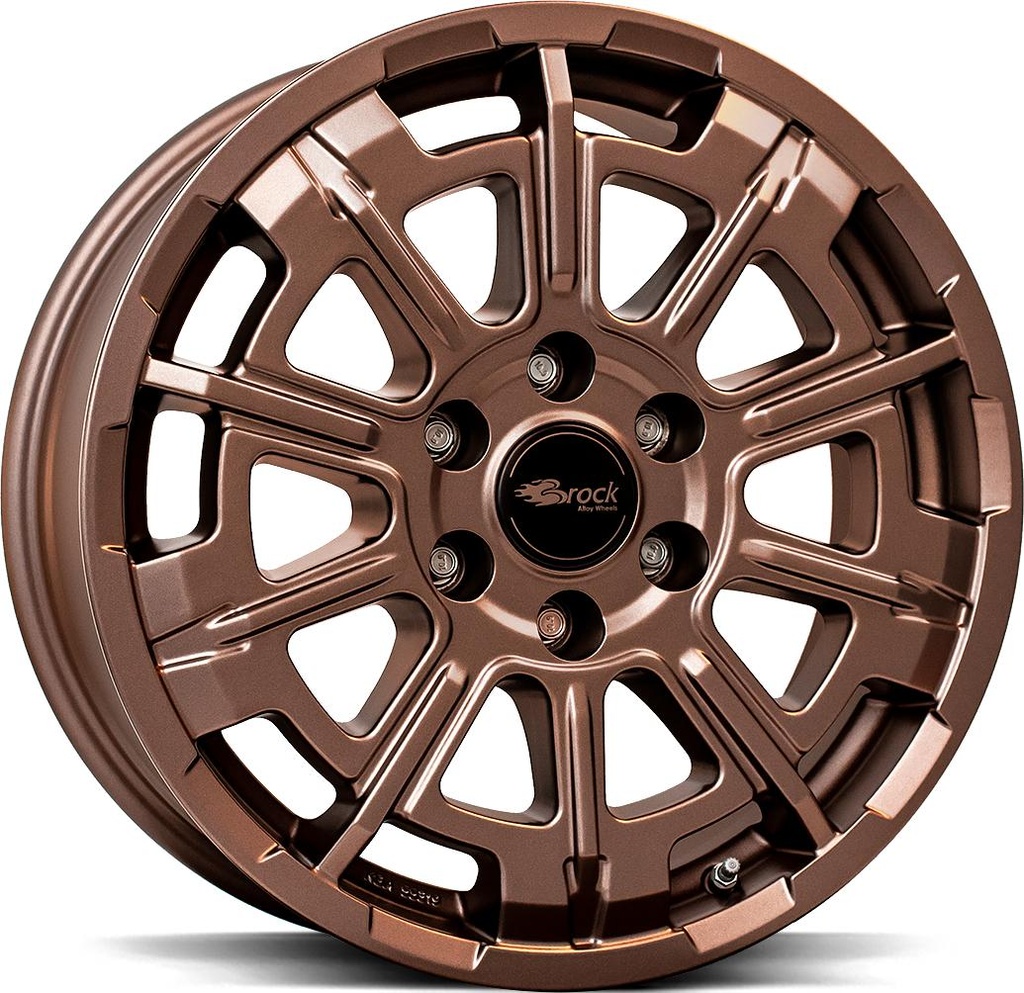 BROCK B45 BRONZE COPPER 7.5x18 6/130 ET47 CB84.1