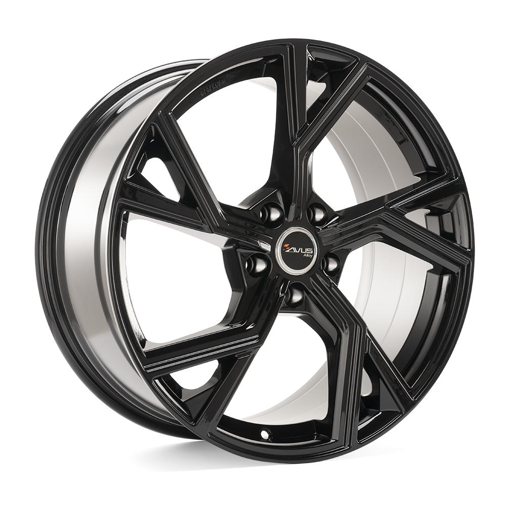 AVUS AF-20 GLOSS BLACK 8.5x19 5/112 ET40 CB66.4