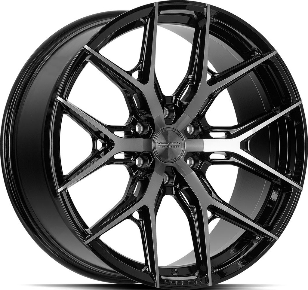 VOSSEN HF6.4 TINTED GLOSS BLACK 10x20 6/139.7 ET-18 CB106.1
