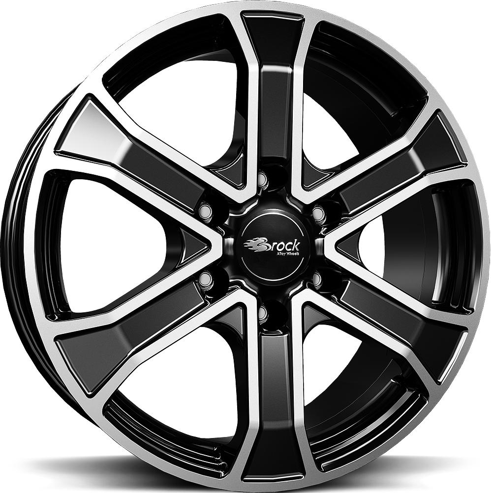BROCK RC31 BLACK FULL POL 8x18 6/139.7 ET48 CB92.4