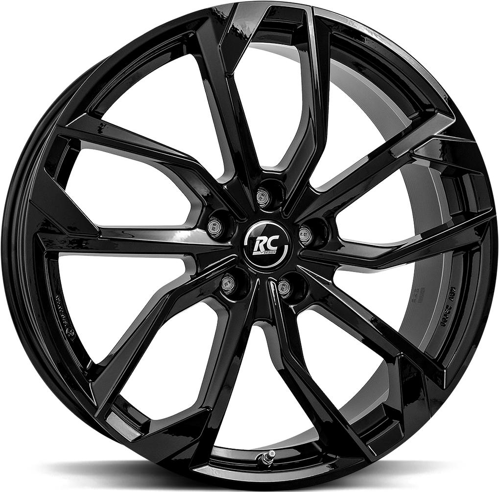 BROCK RC34 SHINY BLACK 7.5x18 5/112 ET35 CB57.1