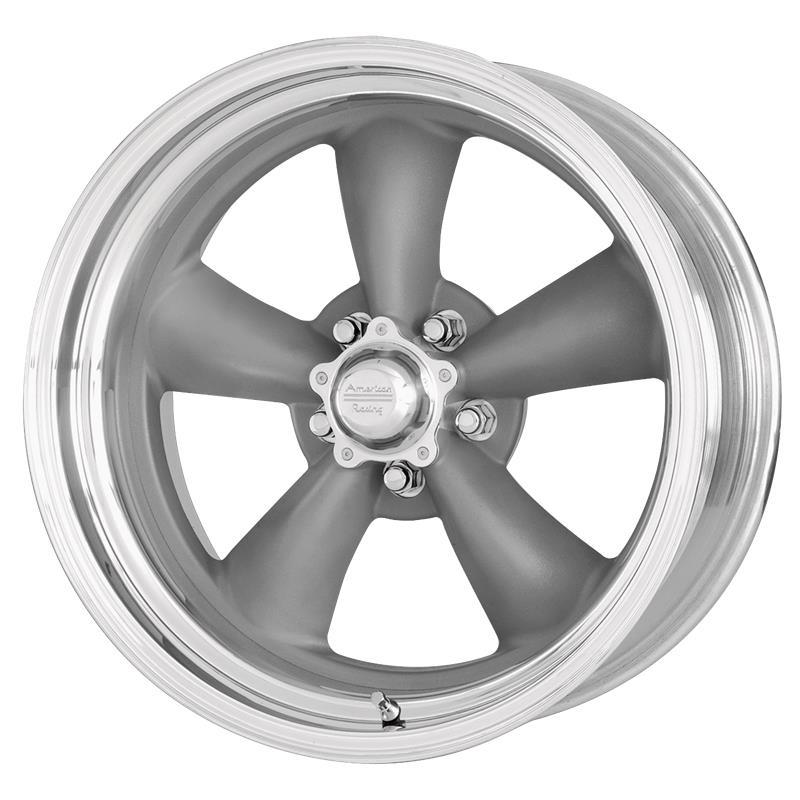 STATUSFÄLGAR VN215 MAG GRAY MACHINED LIP 7x18 5/127 ET6 CB83.1