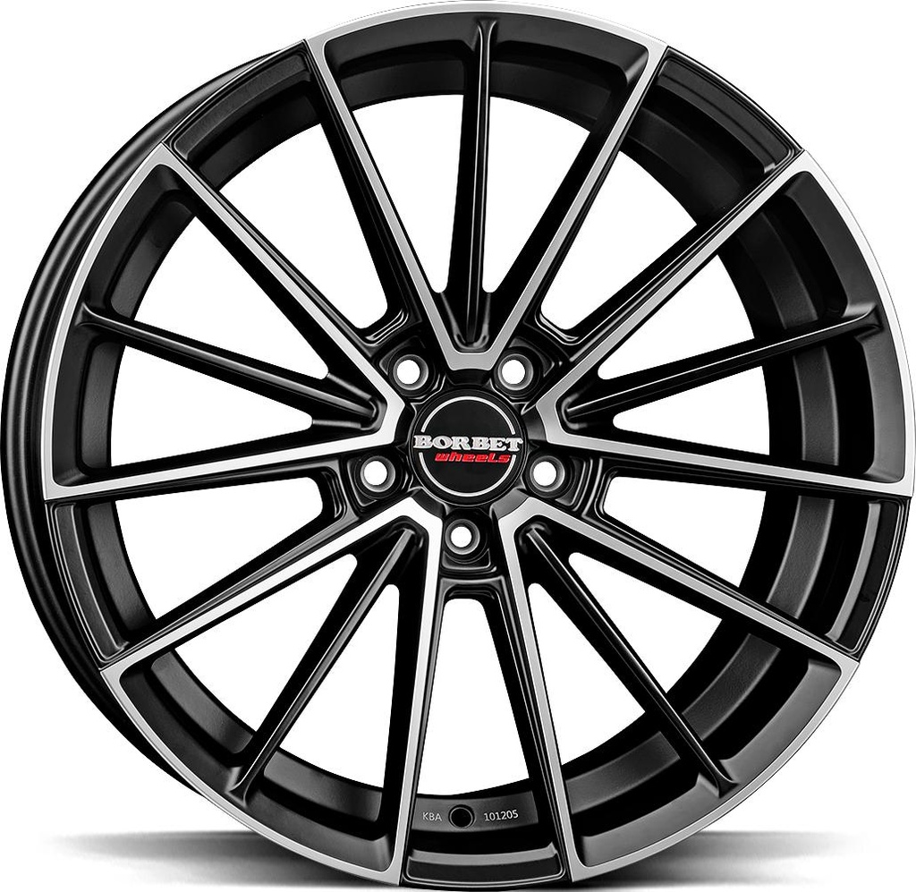 BORBET FB2DC BLACK POLISHED MATT 9x20 5/112 ET20 CB72.5