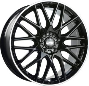 CMS C25 DIAMOND RIM BLACK GLOSS 8.5x20 5/112 ET29.1 CB66.5