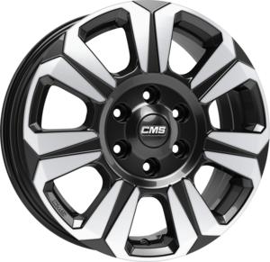 CMS C31 DIAMOND BLACK GLOSS 6.5x16 5/130 ET60 CB89.1