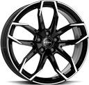 RIAL LUCCA DIAM BLACK POL 6.5x17 4/100 ET49 CB54.1