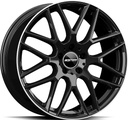 GMP BERGHEM BLACK DIAM LIP 8.5x20 5/112 ET45 CB66.6