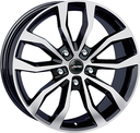 AUTEC UTECA GLOSS BLACK POLISHED 8x18 5/114.3 ET45 CB70