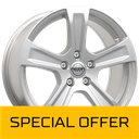 MEGA WHEELS LEO SILVER 6x15 4/108 ET32 CB65.1