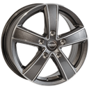 MEGA WHEELS HERCULES 5 ANTHRACITE GREY FRONT POLISHED 6.5x16 5/118 ET61 CB71.1
