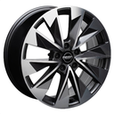 MEGA WHEELS ZENITH ANTHRACITE GREY FRONT POLISHED 10x20 5/112 ET55 CB57.1
