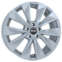MEGA WHEELS ZENITH DARK SILVER 8.5x21 5/108 ET40 CB63.3