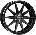 BORBET GTX BLACK MATT RIM SILV 8x19 5/108 ET50 CB72.5
