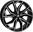 ALUTEC ADX.02 DIAM BLACK POL 8x19 5/112 ET48 CB70.1