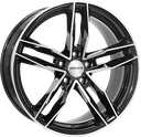 MONACO WHEELS RR8M GLOSS BLACK POLISHED 7.5x17 5/112 ET45 CB66.5