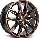 RONAL R71 JET BLACK COPPER MATT FRONT CU 11.5x21 5/130 ET66 CB71.58