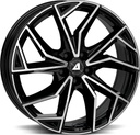 ALUTEC ADX.02 DIAM BLACK POL 9.5x22 5/112 ET43 CB57.1
