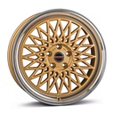 BORBET B GOLD RIM POL 8x18 5/112 ET45 CB66.5