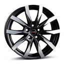 BORBET CW5 BLACK POL MATT 7.5x18 5/127 ET45 CB71.6