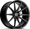 VOSSEN HF3 DOUBLE TINTED GLOSS BLACK 10.5x22 5/120 ET38 CB74.1