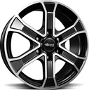 BROCK RC31 BLACK FULL POL 7x17 6/130 ET57 CB84.1