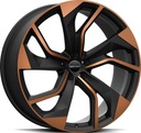 GMP REBEL SATIN BLACK BRONZE DIAM 8.5x20 5/112 ET35 CB66.5