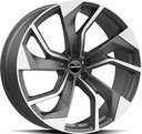 GMP REBEL MATT ANTHRACITE DIAM 8.5x20 5/112 ET35 CB57.1
