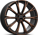 GMP TOTALE SATIN BLACK BRONZE DIAM 9.5x21 5/112 ET25 CB66.5