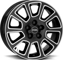 RIAL TRANSPORTER 2 DIAM BLACK POL 6.5x16 5/120 ET60 CB65.1