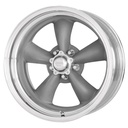 STATUSFÄLGAR VN215 MAG GRAY MACHINED LIP 8x18 5/127 ET0 CB83.1