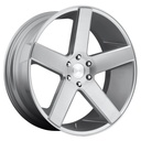 STATUSFÄLGAR DC218 GLOSS SILVER BRUSHED 10x24 6/139.7 ET19 CB106.1