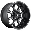 STATUSFÄLGAR FC517 MATTE BLACK MILLED 10x20 8/180 ET-12 CB125.1